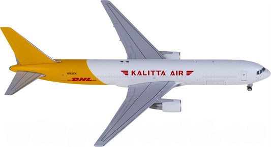 JC Wings Kalitta Air for Boeing 767-300ER N762CK Cargo 1:400 Airplane Pre-built Airliner Model Display