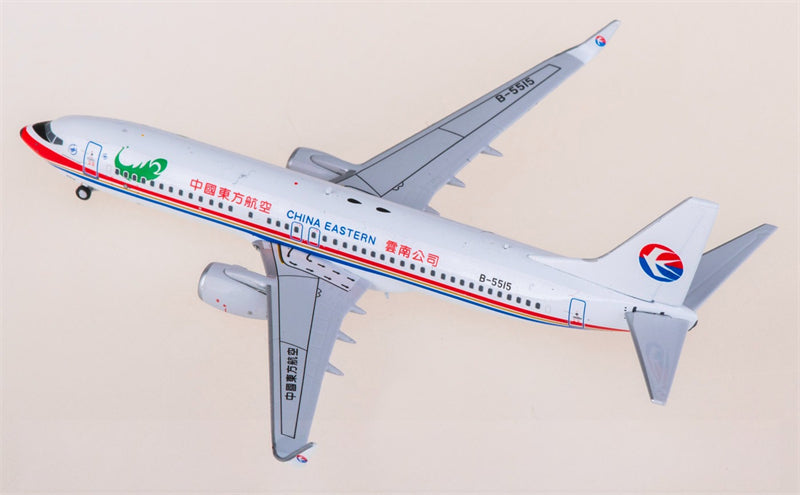 C Model China Eastern Airlines for Boeing 737-800 B-5515 1:400 Airplane Pre-built  Airliner Model Display