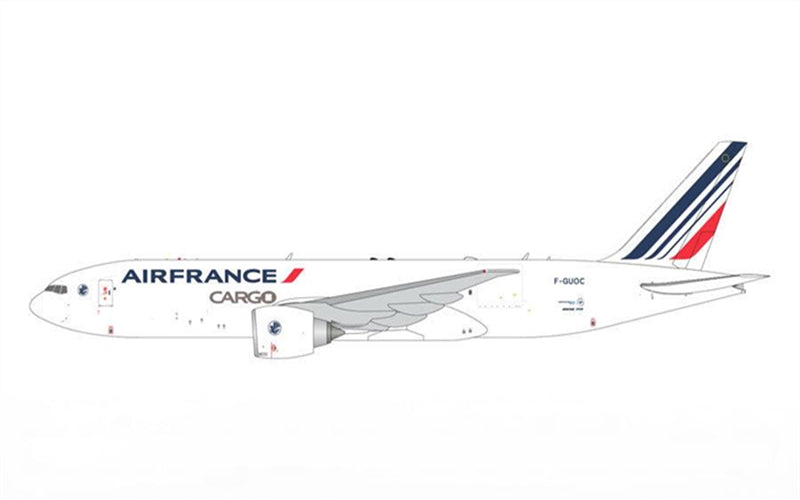 Geminijets Air France for Boeing 777-200LRF F-GUOC 1:400 Airplane Pre-built  Airliner Model Display