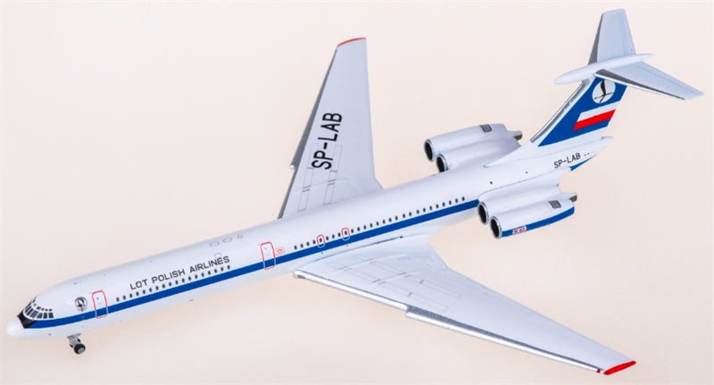Phoenix LOT Polish Airlines for Ilyushin IL-62 SP-LAB 1:400 Aircraft Pre-built  Airliner Model Display