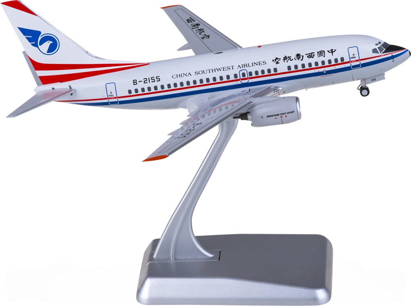 NG Models China Southwest Airlines for Boeing 737-600 B-2155 1:200 Airplane Pre-built Airliner Model Display