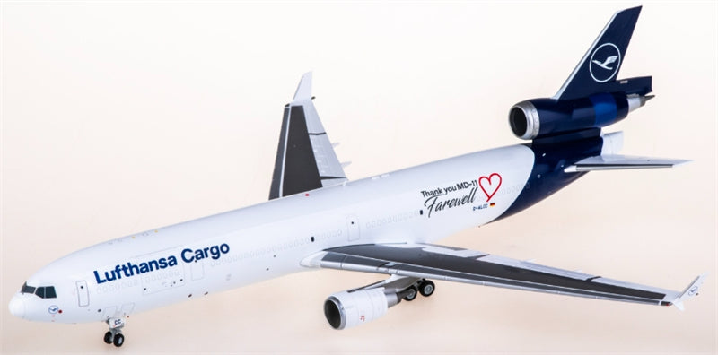 SQ Wings Lufthansa Cargo for McDonnell Douglas MD-11 D-ALCC 1:200 Aircraft Pre-built  Airliner Model Display