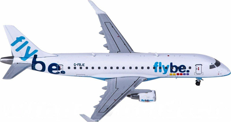 JC Wings Flybe for Embraer ERJ-170-200STD G-FBJE 1:400 Airplane Pre-built  Airliner Model Display