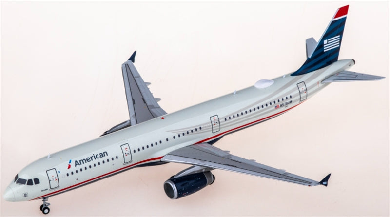 Geminijets American Airlines for Airbus A321 N578UW 1:200 Aircraft Pre-built  Airliner Model Display