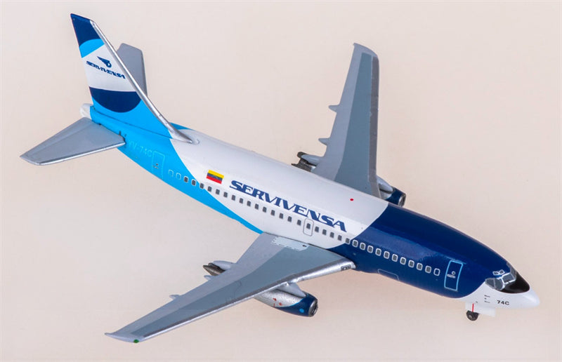 AeroClassics Servivensa for Boeing 737-200 YV-74C 1:400 Airplane Pre-built  Airliner Model Display