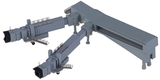 Fantasy Wings Boarding Bridge Set 2 1:400 Accessory Pre-built  Airliner Model Display