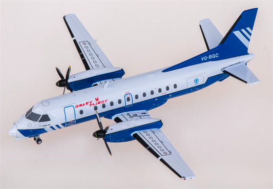 JC Wings Polet Flight for Saab 340B VQ-BGC 1:200 Airplane Pre-built Airliner Model Display