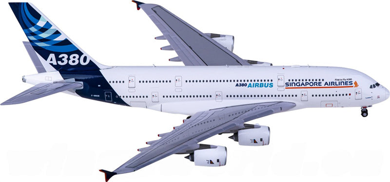 JC Wings Airbus A380 F-WWOW 1:400 Airplane Pre-built  Airliner Model Display