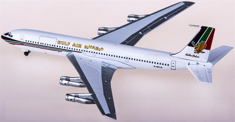 AeroClassics Gulf Air for Boeing 707-300 G-BFLE 1:400 Airplane Pre-built  Airliner Model Display