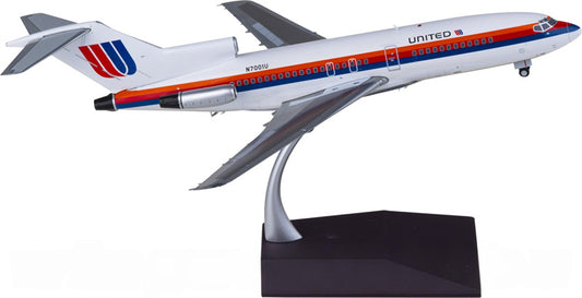 Geminijets United Airlines for Boeing 727-100 N7001U 1:200 Aircraft Pre-built  Airliner Model Display