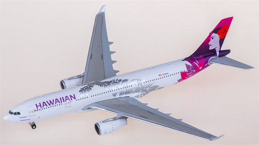 Geminijets Hawaiian Airlines for Airbus A330-200 N389HA 1:400 Airplane Pre-built Airliner Model Display
