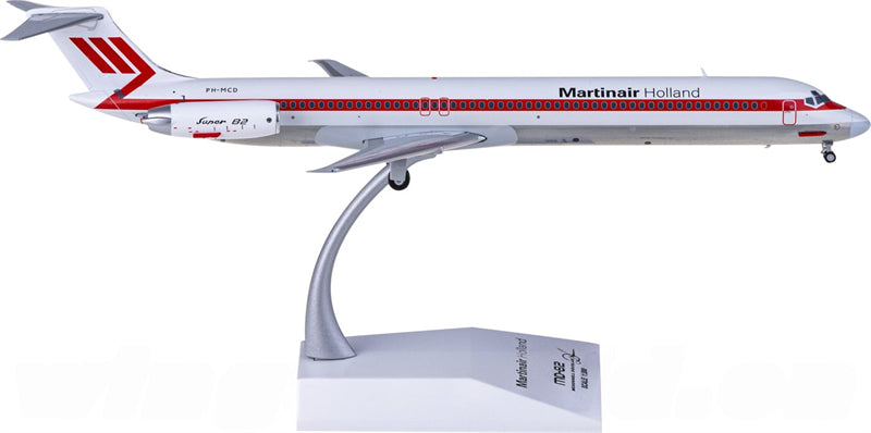 JC Wings Martinair for McDonnell Douglas MD-82 PH-MCD 1:200 Airplane Pre-built Airliner Model Display