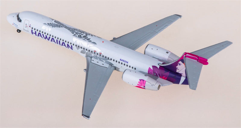 Geminijets Hawaiian Airlines for Boeing 717 N492HA 1:400 Airplane Pre-built  Airliner Model Display