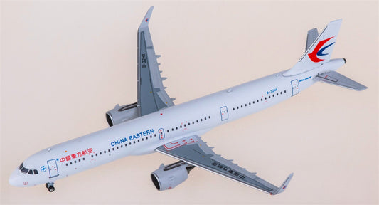 NG Models China Eastern Airlines for Airbus A321neo B-32HX 1:400 Airplane Pre-built  Airliner Model Display