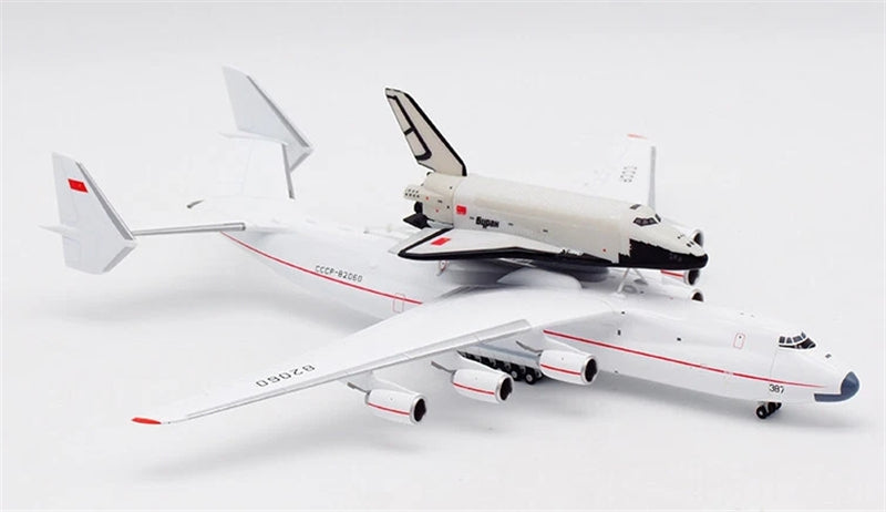 YY Wings Antonov AN-225 Mriya & RKK Energiya Buran CCCP-82060 1:400 Airplane Pre-built  Airliner Model Display
