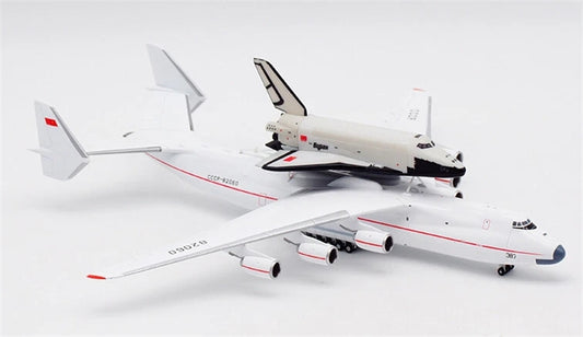 YY Wings Antonov AN-225 Mriya & RKK Energiya Buran CCCP-82060 1:400 Airplane Pre-built  Airliner Model Display