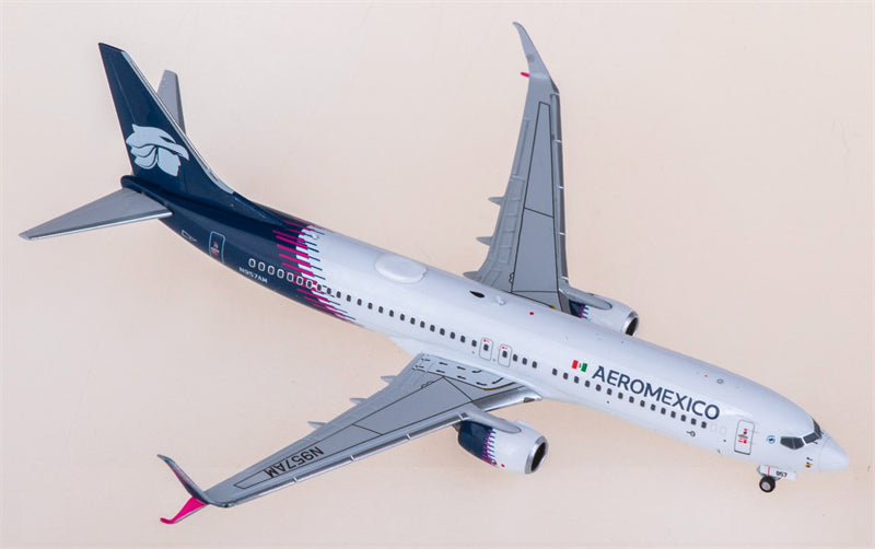 NG Models Aeromexico for Boeing 737-800 N957AM 1:400 Airplane Pre-built  Airliner Model Display