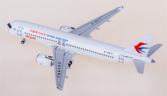 Panda Model China Eastern Airlines for Comac C919 B-657T 1:400 Airplane Pre-built Airliner Model Display