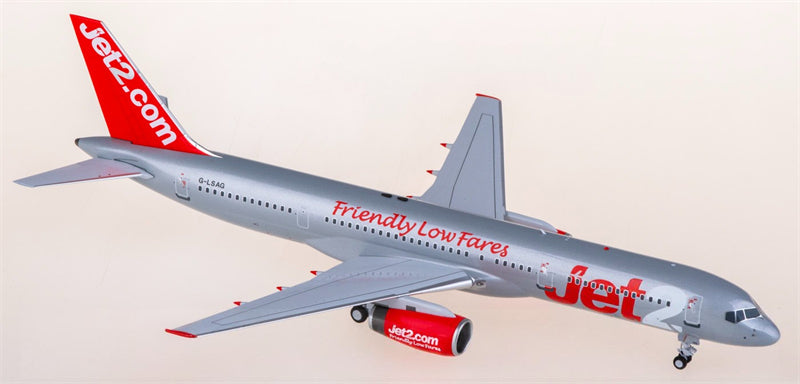 NG Models Jet2 for Boeing 757-200 G-LSAG 1:200 Airplane Pre-built  Airliner Model Display