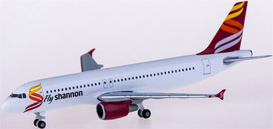 Herpa Fly Shannon for Airbus A320 1:500  Aircraft Pre-built  Airliner Model Display