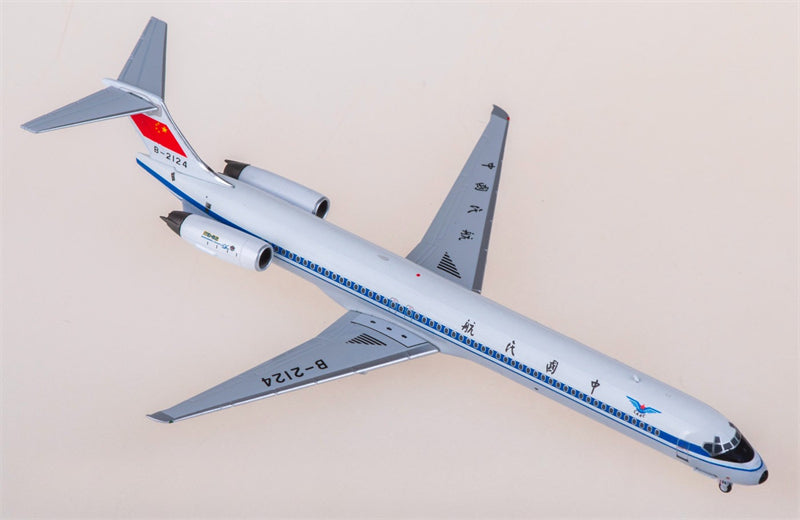 NG Models CAAC for McDonnell Douglas MD-82 B-2124 1:400 Airplane Pre-built  Airliner Model Display
