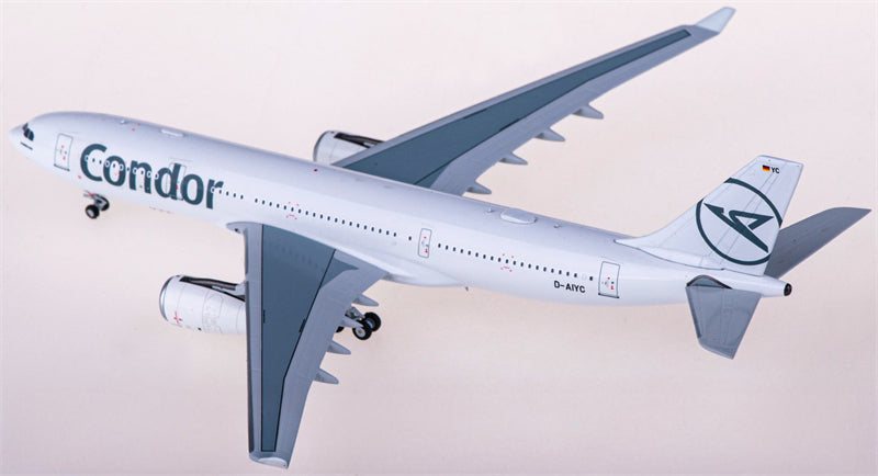 NG Models Condor for Airbus A330-200 D-AIYC 1:400 Airplane Pre-built Airliner Model Display