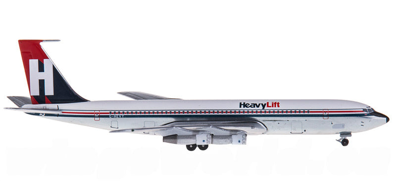 AeroClassics Heavylift for Boeing 707-300F G-HEVY 1:400 Airplane Pre-built  Airliner Model Display