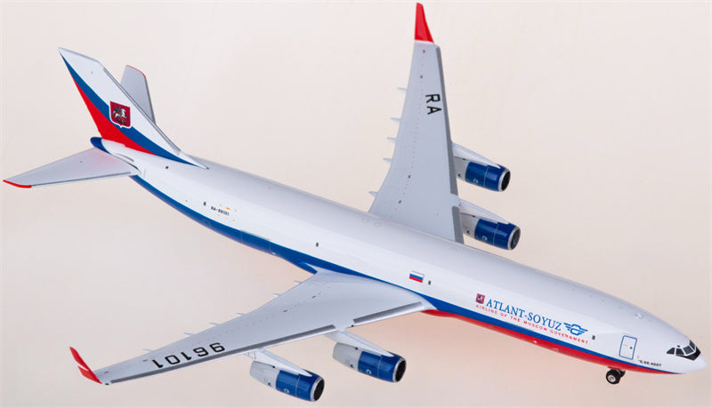 Phoenix Atlant-Soyuz Airlines for Ilyushin IL-96-400T RA-96101 1:400 Airplane Pre-built  Airliner Model Display