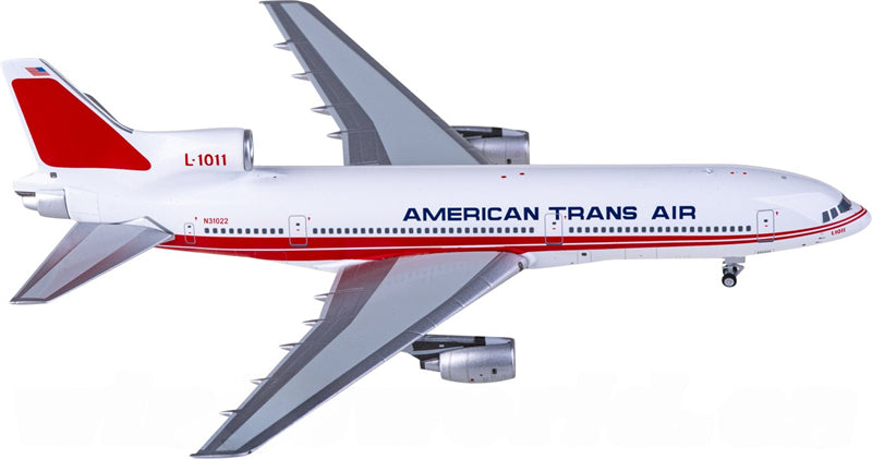 NG Models ATA Airlines for Lockheed L-1011-50 N31022 1:400 Airplane Pre-built Airliner Model Display