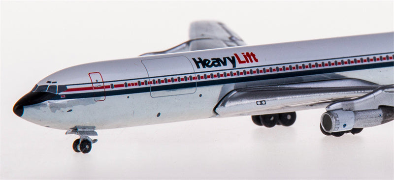 AeroClassics Heavylift for Boeing 707-300F G-HEVY 1:400 Airplane Pre-built  Airliner Model Display
