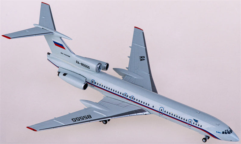 NG Models Russian Air Force for Tupolev Tu-154B-2 RA-85555 1:400 Airplane Pre-built  Airliner Model Display