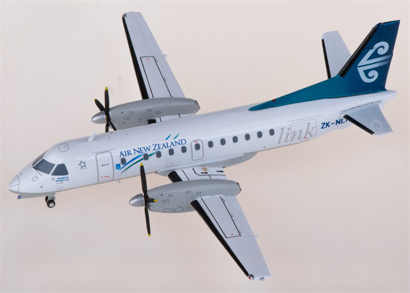 JC Wings Air New Zealand for Saab 340A ZK-NLP 1:200 Airplane Pre-built  Airliner Model Display