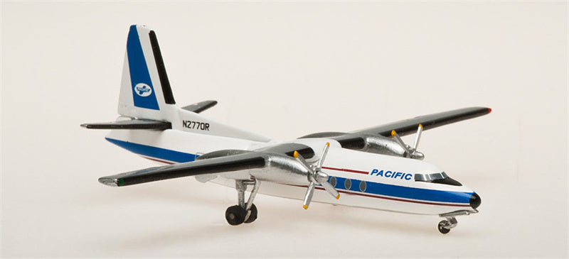 AeroClassics Pacific Airlines for Fokker F27 N2770R 1:400 Aircraft Pre-built  Airliner Model Display
