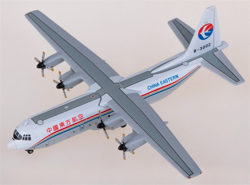 JC Wings China Eastern for Lockheed L-100-30 for Hercules B-3002 1:400 Airplane Pre-built  Airliner Model Display