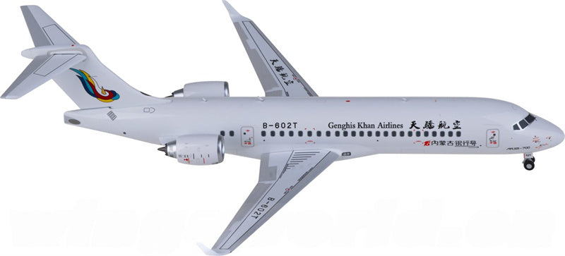 NG Models Genghis Khan Airlines for COMAC ARJ21-700 B-602T 1:200 Airplane Pre-built  Airliner Model Display
