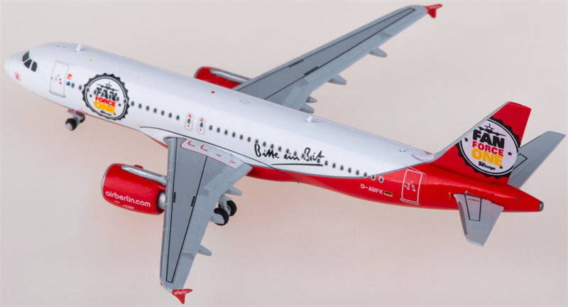 JC Wings Air Berlin for Airbus A320 D-ABFK 1:400 Airplane Pre-built Airliner Model Display