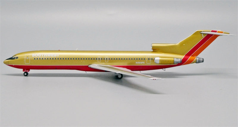 JC Wings Southwest Airlines for Boeing 727-200 N569PE 1:200 Aircraft Pre-built  Airliner Model Display