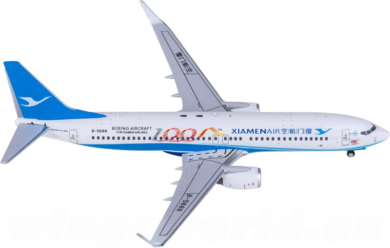 C Model XiamenAir for Boeing 737-800 B-5688 1:400 Airplane Pre-built  Airliner Model Display