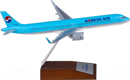 Hogan Korean Air for Airbus A321neo HL8505 1:200 Airplane Pre-built  Airliner Model Display