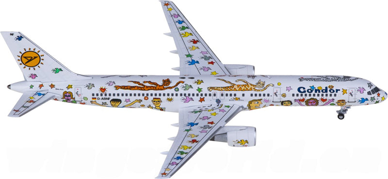 NG Models Condor for Boeing 757-200 D-ABNF 1:400 Airplane Pre-built Airliner Model Display