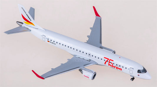 Herpa German Airways for Embraer ERJ-190 D-ACJJ 1:500 Airplane Pre-built Airliner Model Display