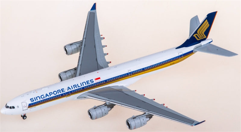 Hxmodels Singapore Airlines for Airbus A340-500 9V-SGD 1:400 Aircraft Pre-built  Airliner Model Display