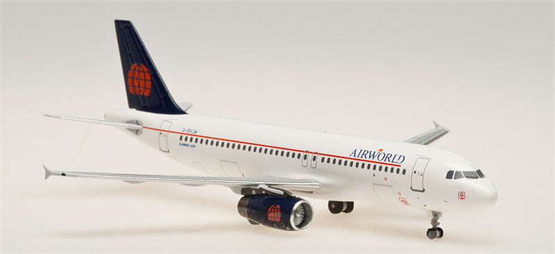 AeroClassics Air World for Airbus A320 G-BVJW 1:400 Aircraft Pre-built  Airliner Model Display