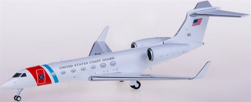 Geminijets USCG for Gulfstream G550(C-37B) 02 1:200 Airplane Pre-built  Airliner Model Display