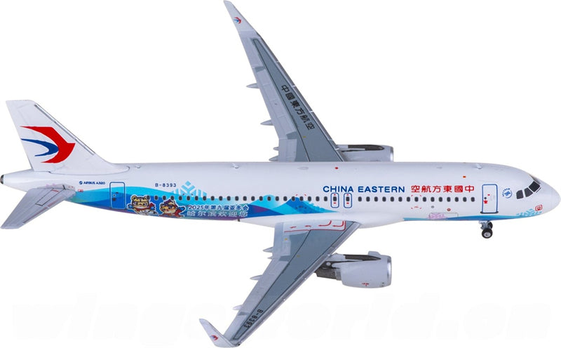 NG Models China Eastern Airlines for Airbus A320-200 B-8393 1:400 Airplane Pre-built  Airliner Model Display