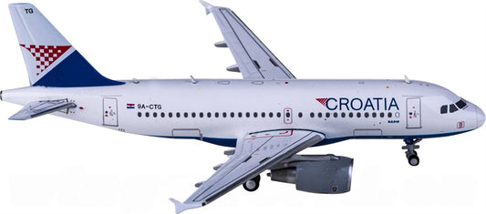 JC Wings Croatia Airlines for Airbus A319 9A-CTG 1:400 Airplane Pre-built Airliner Model Display