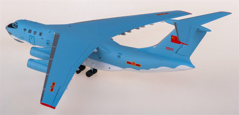 SQ Wings PLAAF for Ilyushin Il-76 21043 1:200 Airplane Pre-built Airliner Model Display