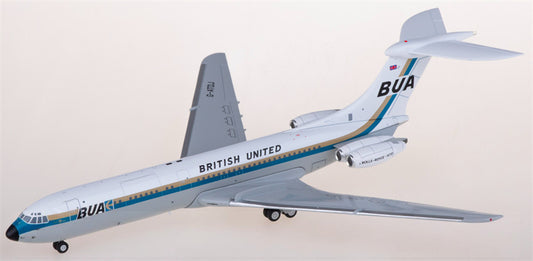 JC Wings British United Airways for Vickers VC10 Srs1103 G-ATDJ 1:200 Airplane Pre-built  Airliner Model Display