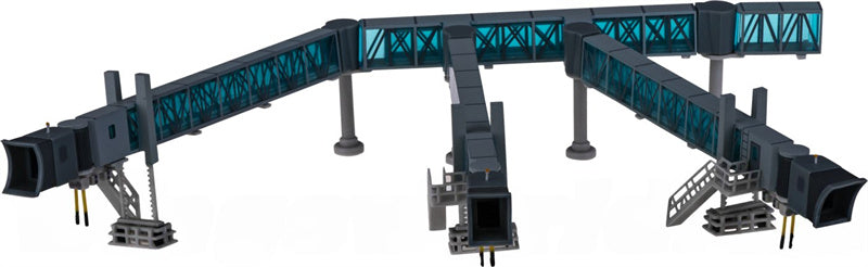 JC Wings Airport Passenger Bridge A380 Blue 1:200 Accessory Pre-built  Airliner Model Display