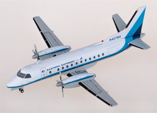 Geminijets Eastern Express for Saab 340A N407BH 1:200 Aircraft Pre-built  Airliner Model Display